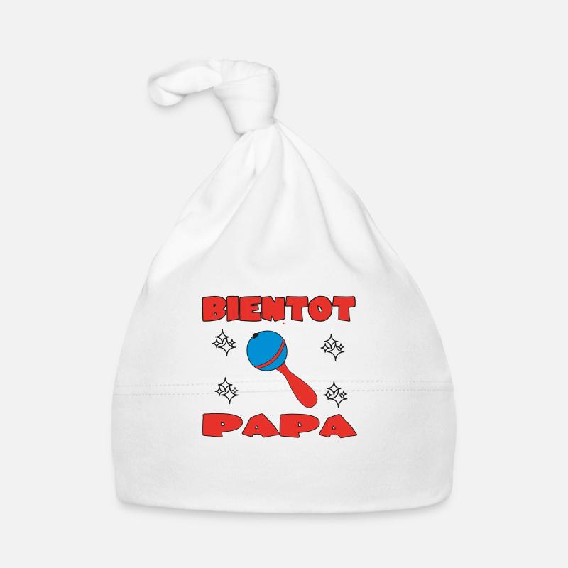 BIENTOT PAPA Bonnet bio Bébé