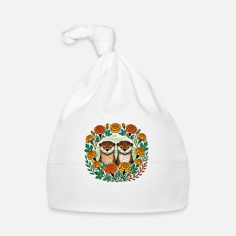 Loutres souci Bonnet bio Bébé