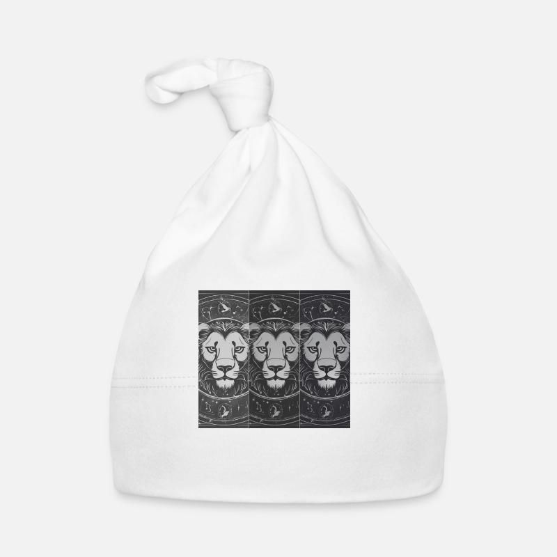 Sternzeichen Löwe Baby Bio-Mütze