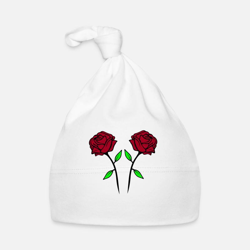 roses Organic Baby Cap