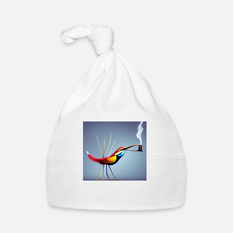 Autiactis Art - Kaffeevogel Baby Bio-Mütze