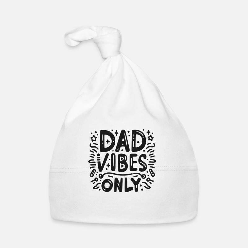 Dad Vibes Only Organic Baby Cap