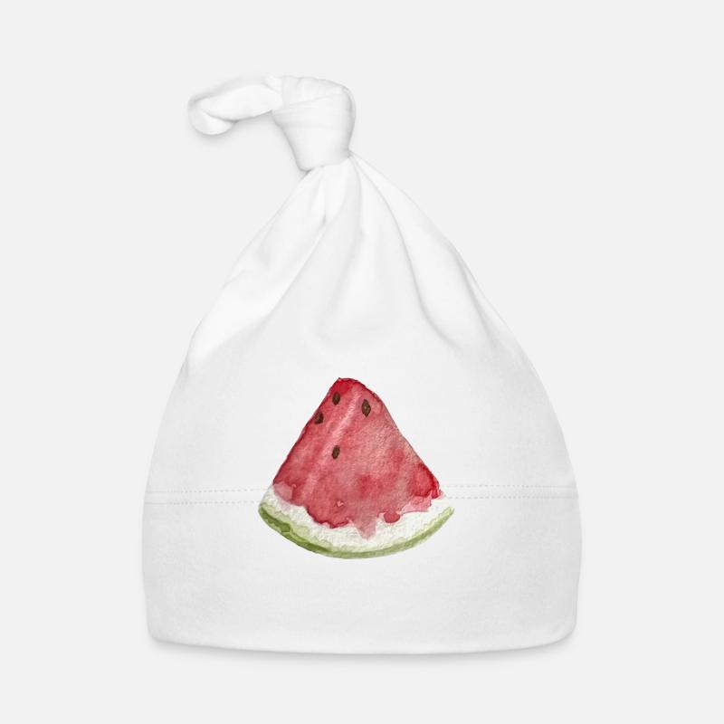 Watermelon slice Organic Baby Cap