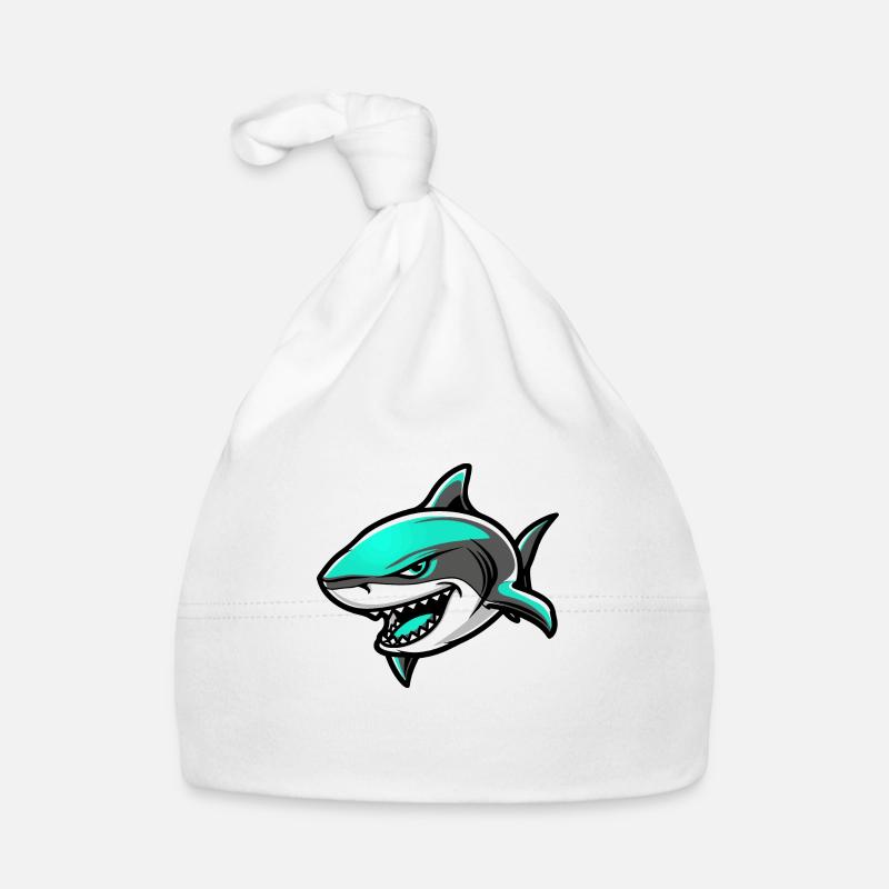 Bande dessinée requin Bonnet bio Bébé