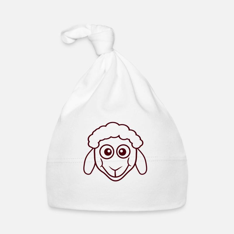 Sheep Face Head Cute Cute Lamb Cool Comic Organic Baby Cap