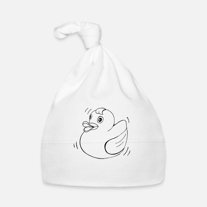 Tag des Quietscheentchens Baby Bio-Mütze
