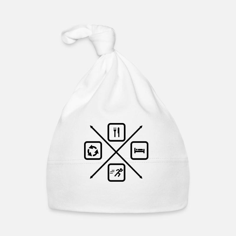 The Life Cycle of a Runner,Running Organic Baby Cap