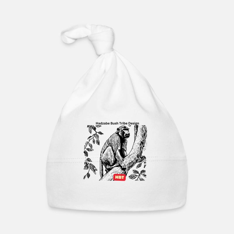 LGBT Monkey - Organic Baby Cap - white
