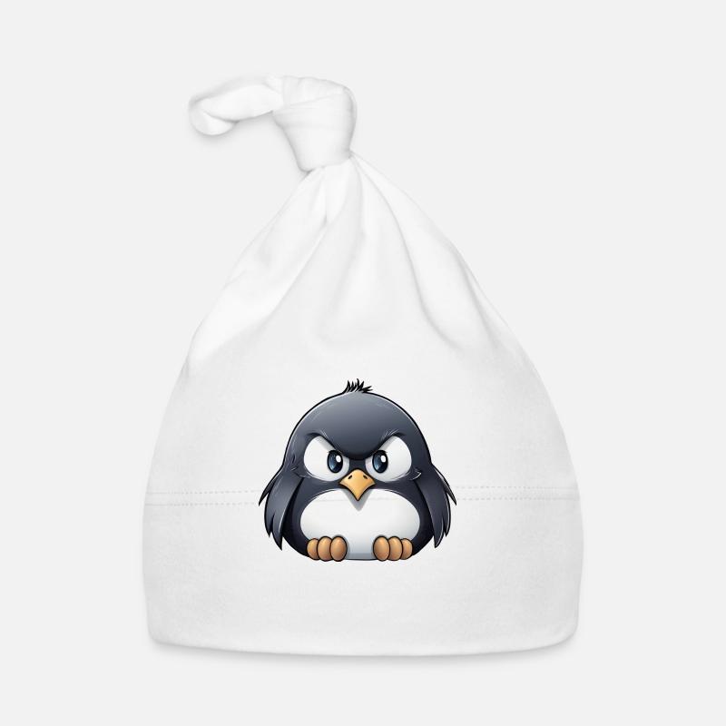 Grumpy Pinguin Baby Bio-Mütze
