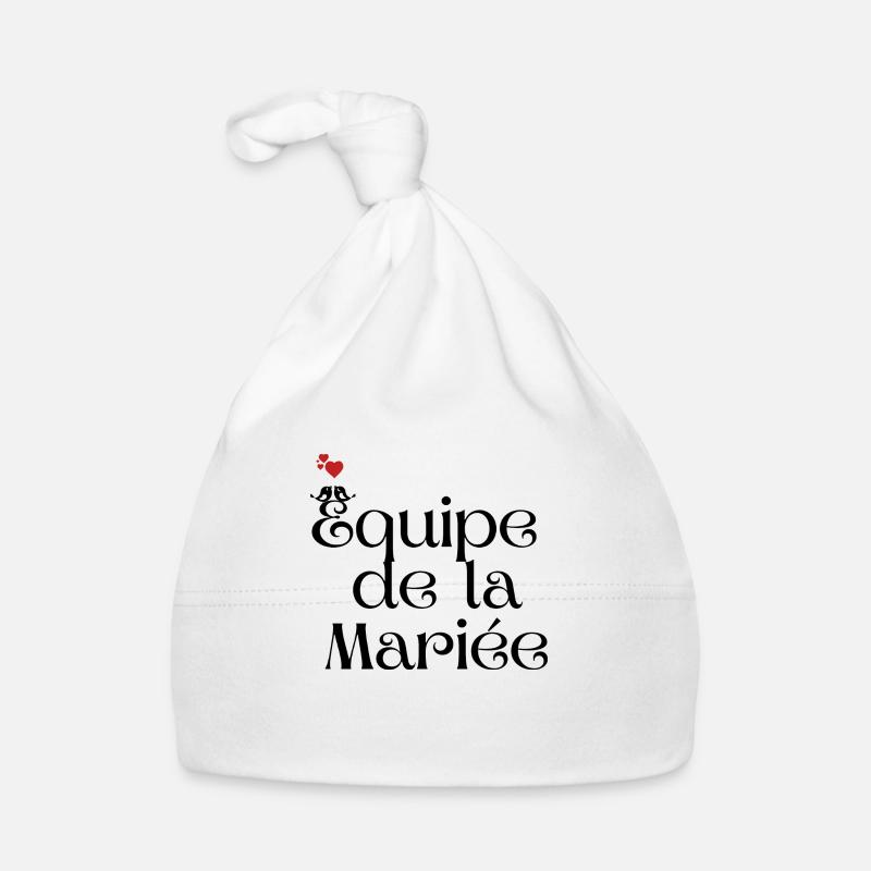 Équipe de la mariée Bonnet bio Bébé