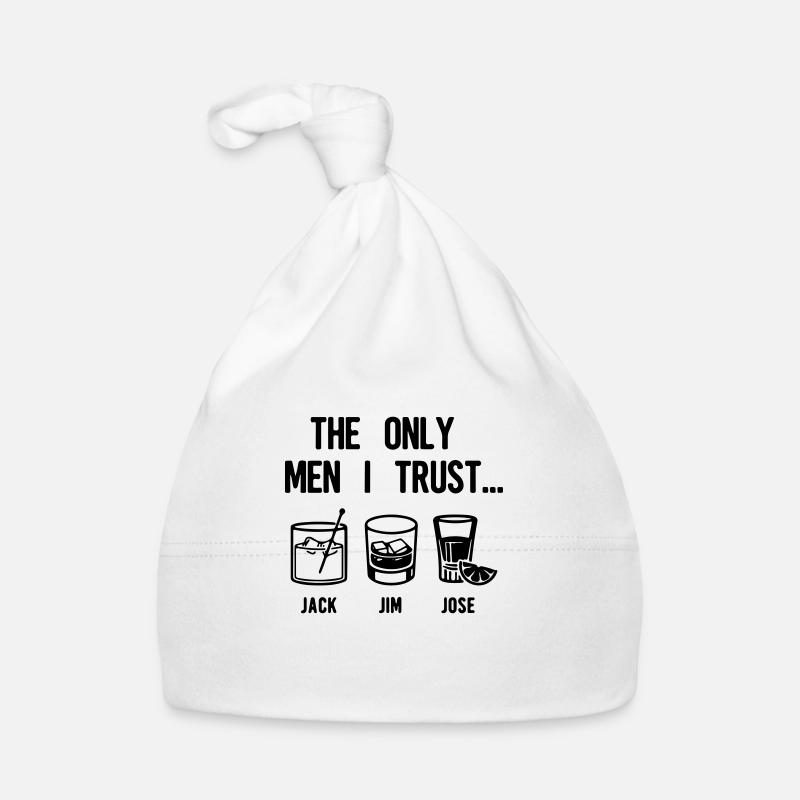 les seuls hommes en qui j'ai confiance Bonnet bio Bébé