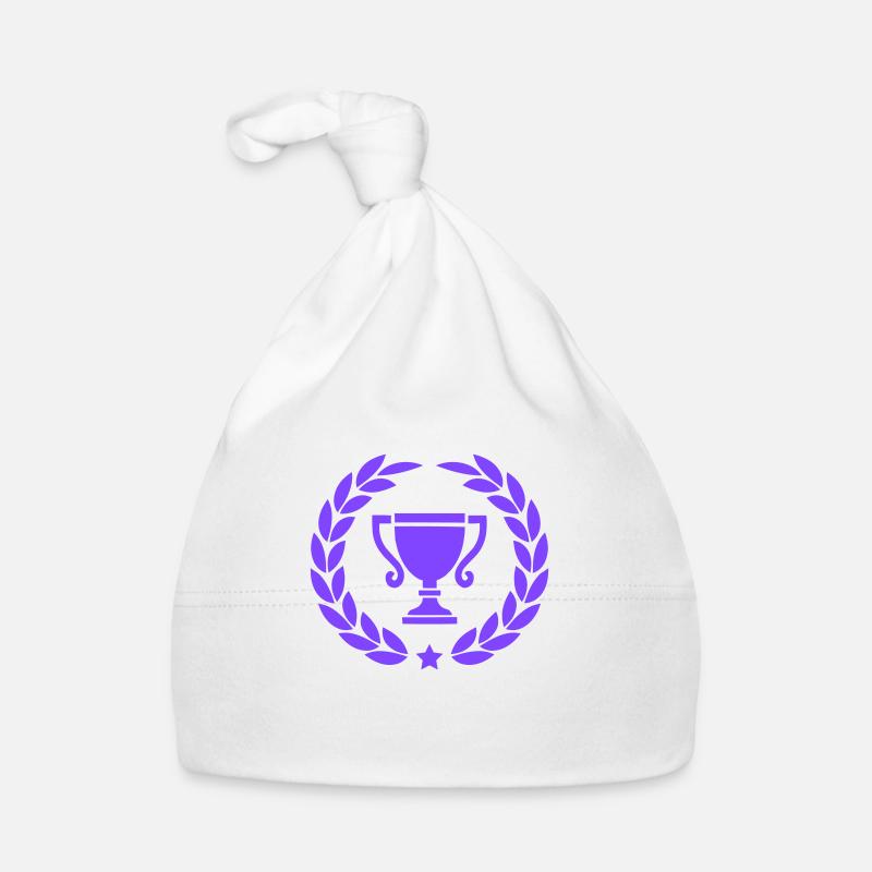Cup laurel wreath Organic Baby Cap