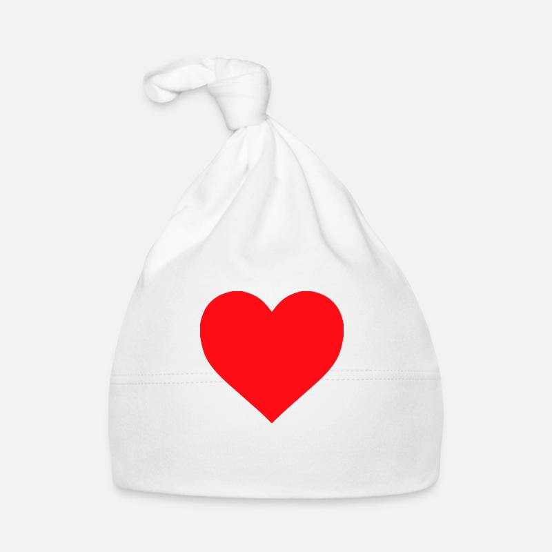 Love Heart Organic Baby Cap