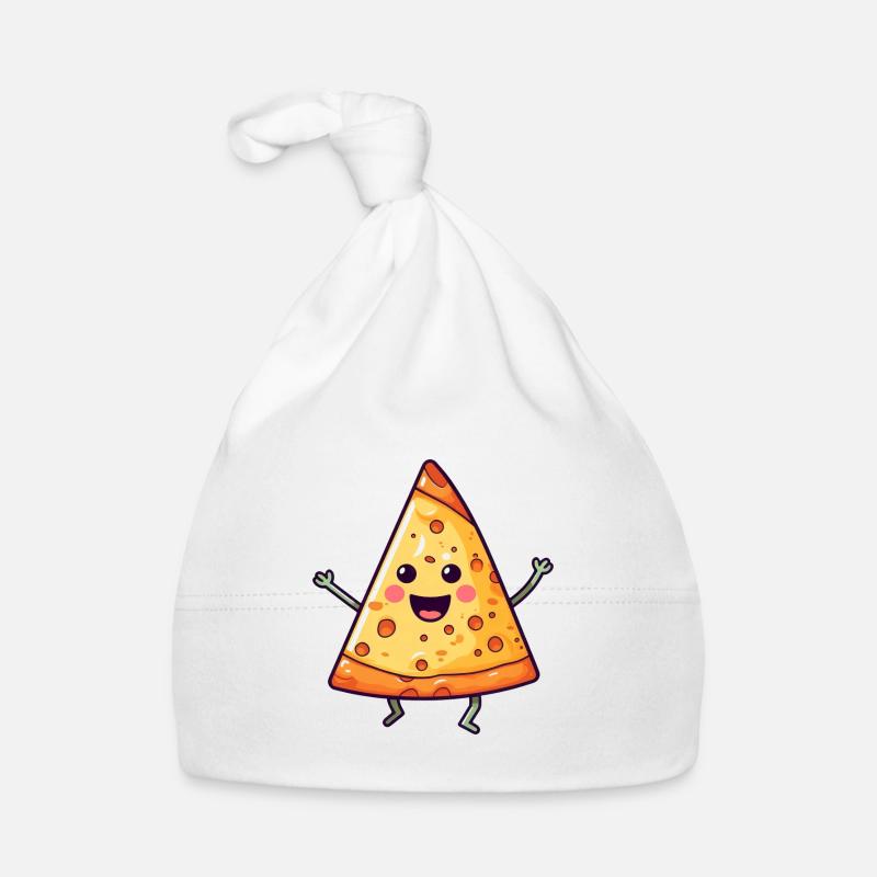 Dancing Salami Pizza - Kawaii Style Organic Baby Cap