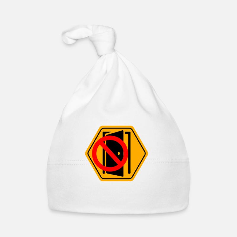 Please close doors | Please close the door Organic Baby Cap