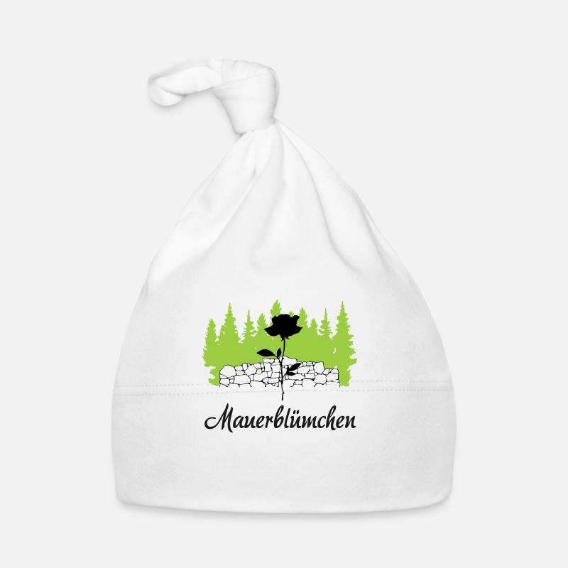 Mauerblmüchen die Schüchternheit Baby Bio-Mütze