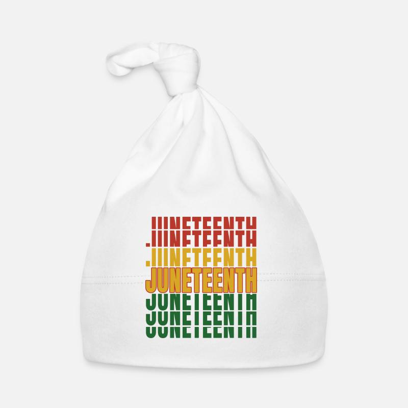 Juneteenth Black History Day Pride Gift Organic Baby Cap