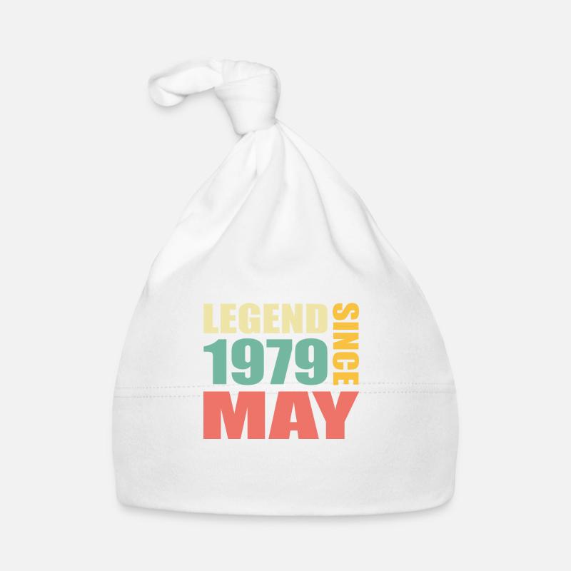 44th Birthday May Vintage 1979 Gift Idea Organic Baby Cap