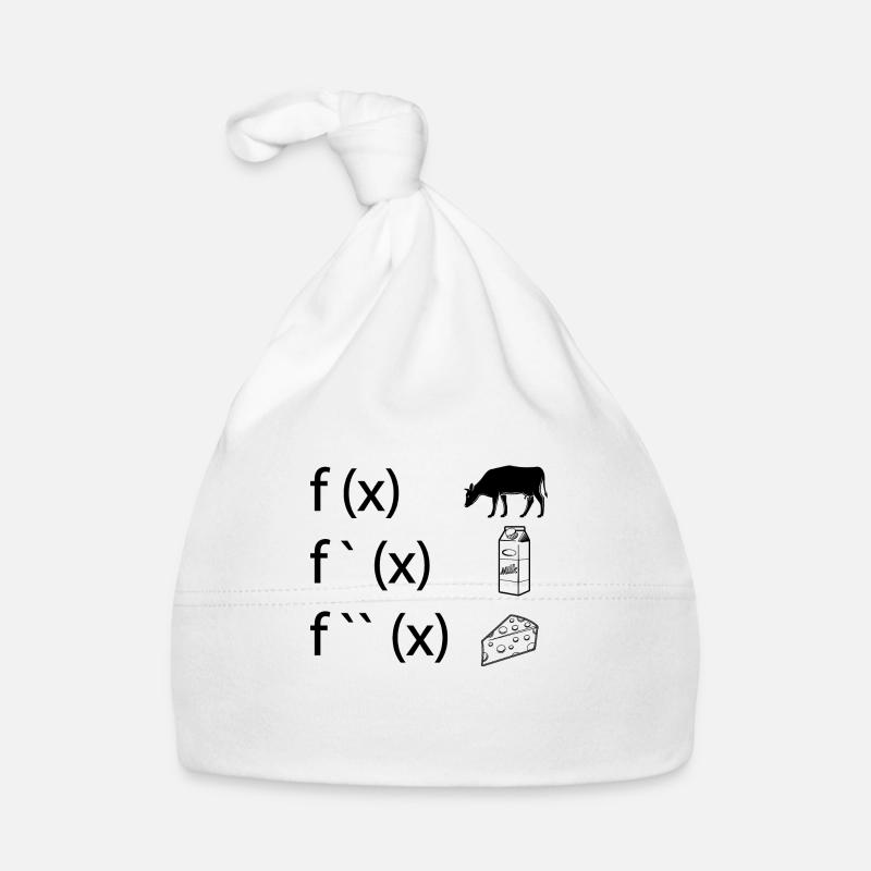 Formula school gift math nerd profession - Organic Baby Cap - white