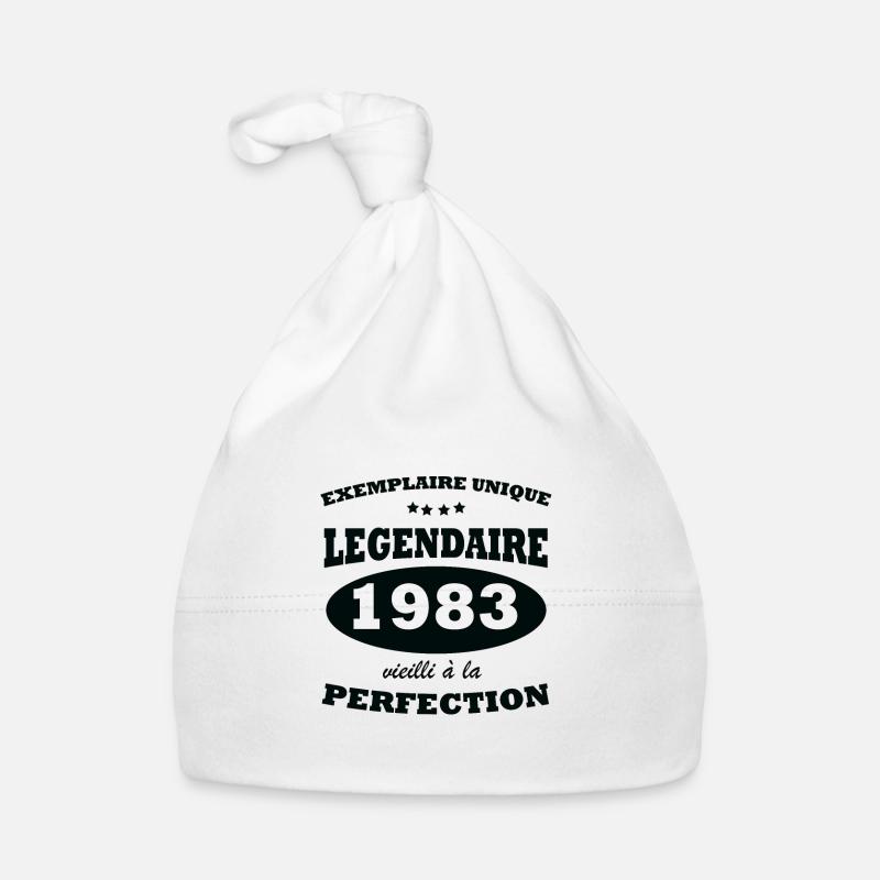 Vintage exemplaire unique 1983 Edition limitée Bonnet bio Bébé