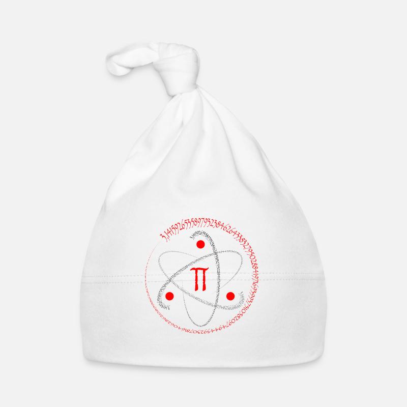 Rotate Pi number Organic Baby Cap