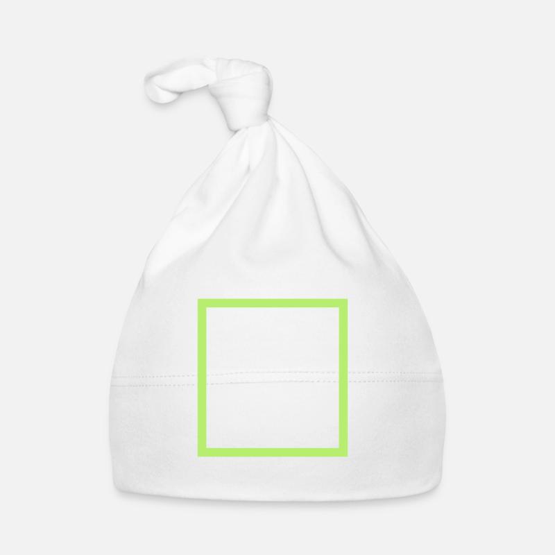 Quadrat Viereck Muster Baby Bio-Mütze