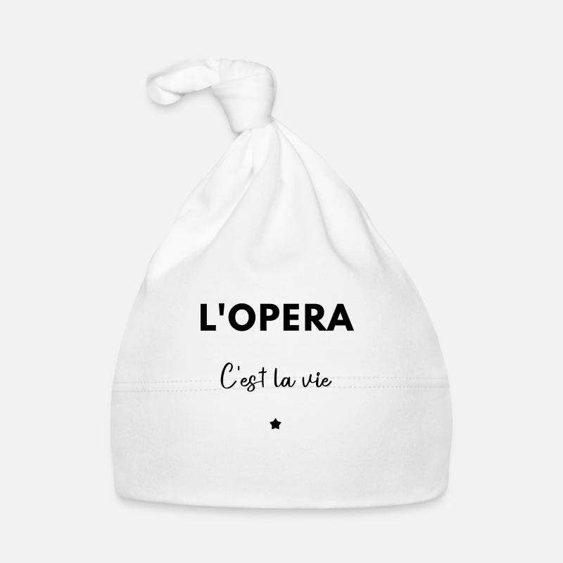 L’opéra c’est la vie Bonnet bio Bébé