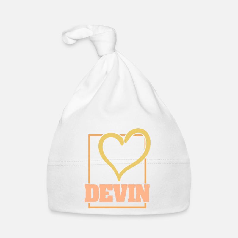 Gift for Devin Organic Baby Cap