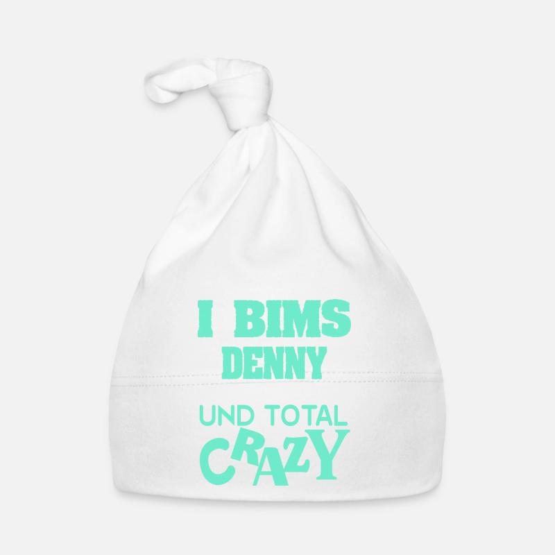 Denny as a first name Organic Baby Cap