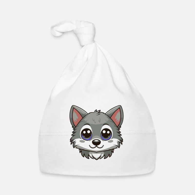 Wolfsbaby Baby Bio-Mütze