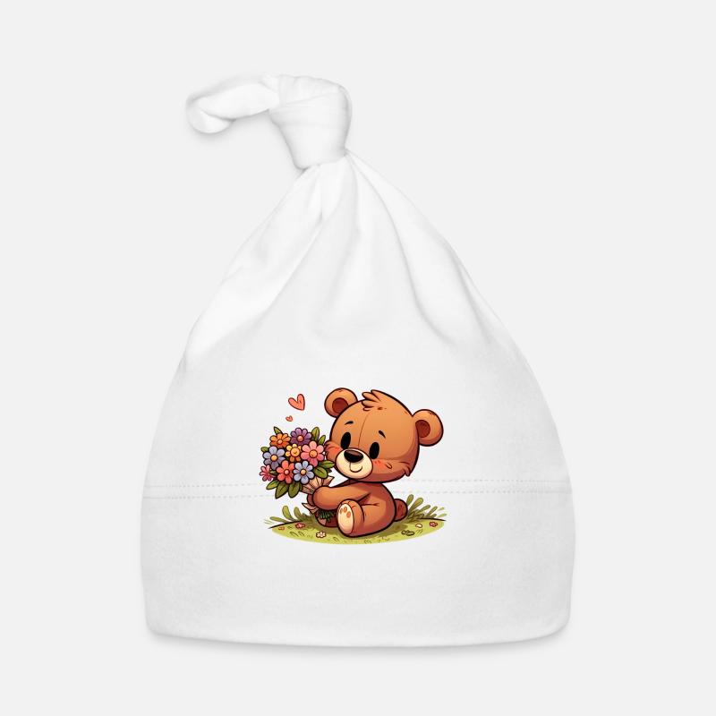 Teddybär 1 Baby Bio-Mütze