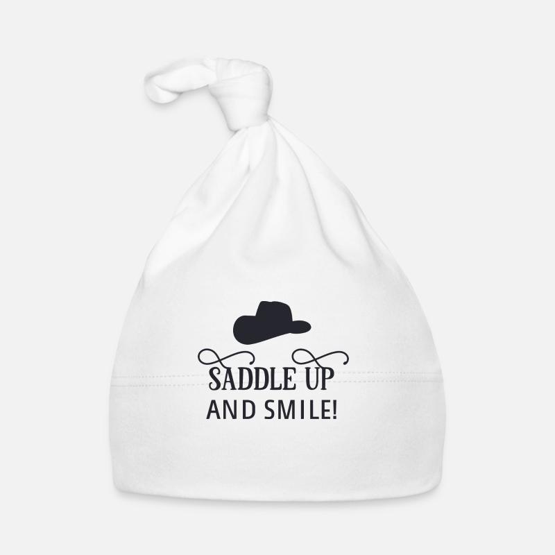 Saddle up and smile Organic Baby Cap