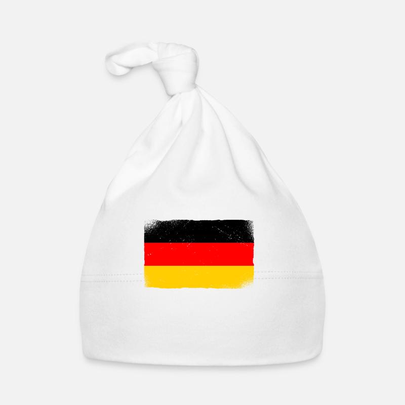 Drapeau allemand Drapeau allemand Utilisé Look Home Bonnet bio Bébé