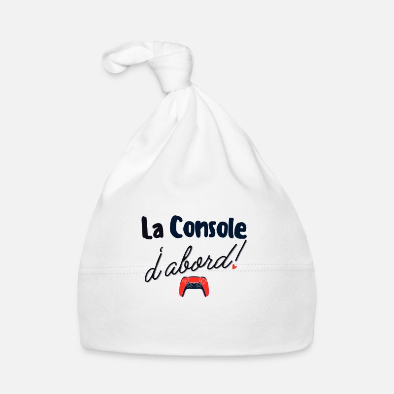 La console d'abord Bonnet bio Bébé