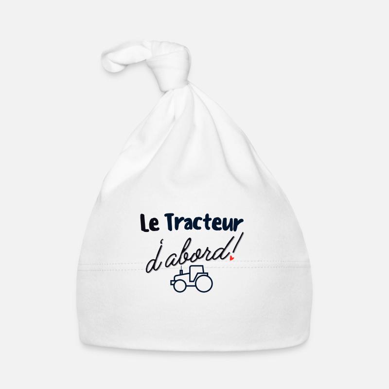 Le tracteur d abord Bonnet bio Bébé
