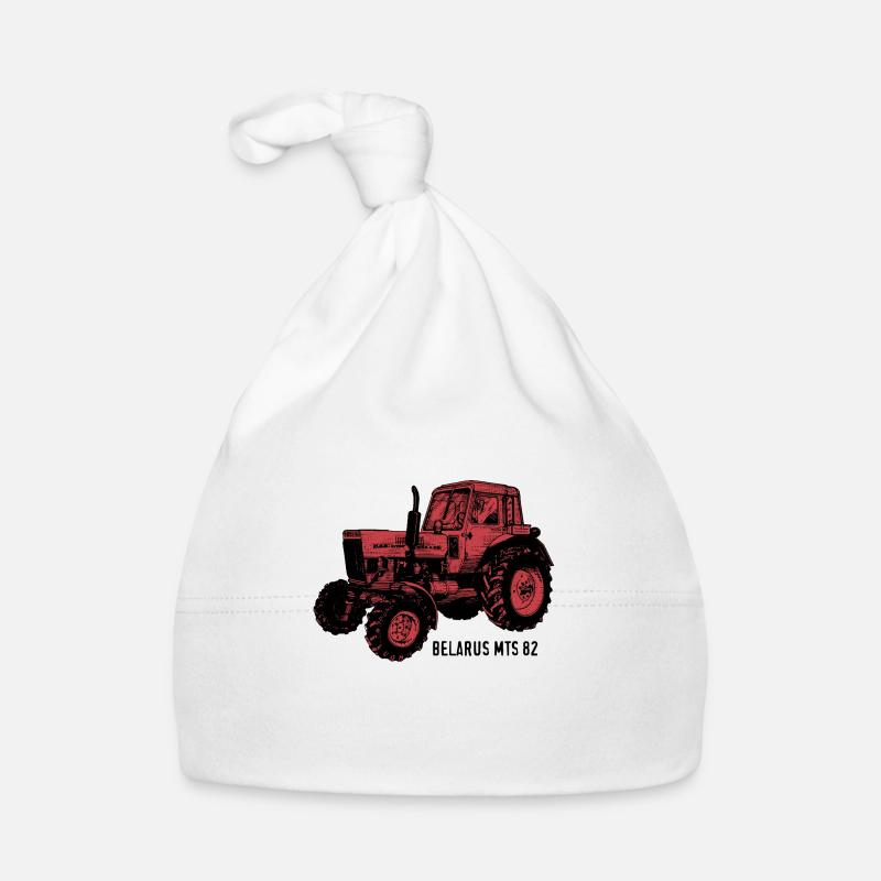 Belarus mts Traktor Landwirt Geschenk Baby Bio-Mütze