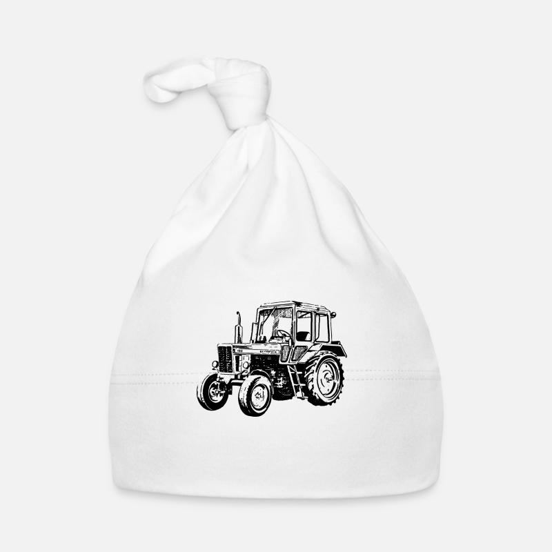 Belarus Traktor Landwirt Geschenk Stall Baby Bio-Mütze