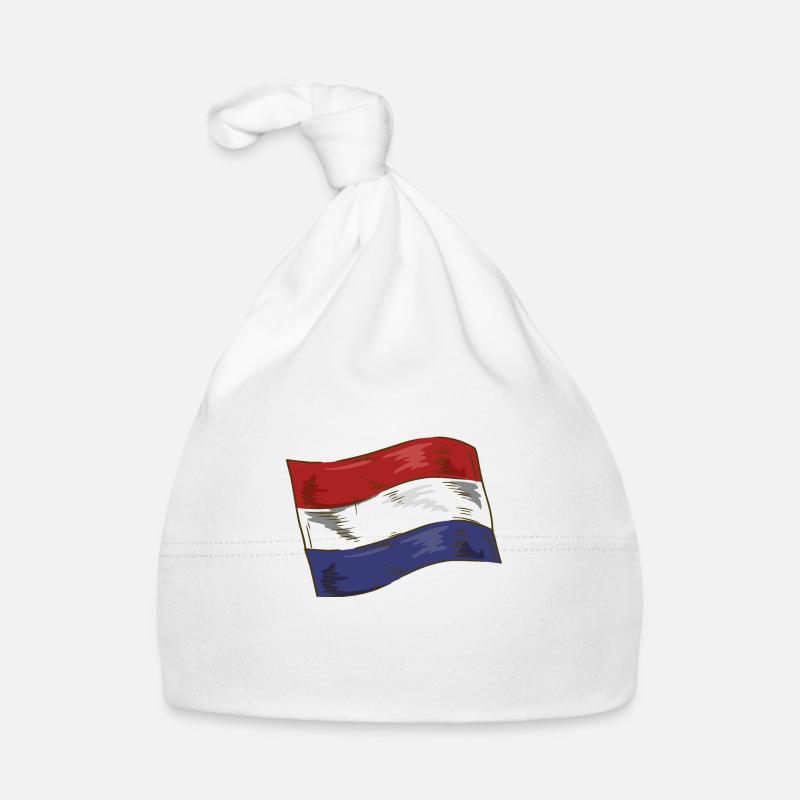 Pays-Bas Drapeau Hollande Drapeau néerlandais Bonnet bio Bébé