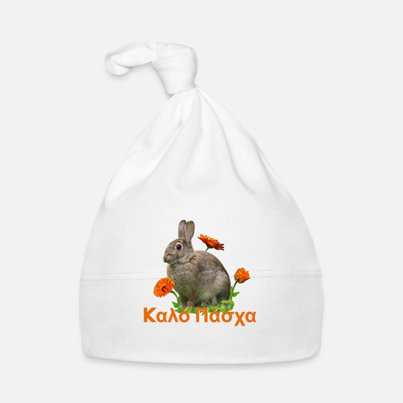 καλό Πάσχα Frohe Ostern Baby Bio-Mütze