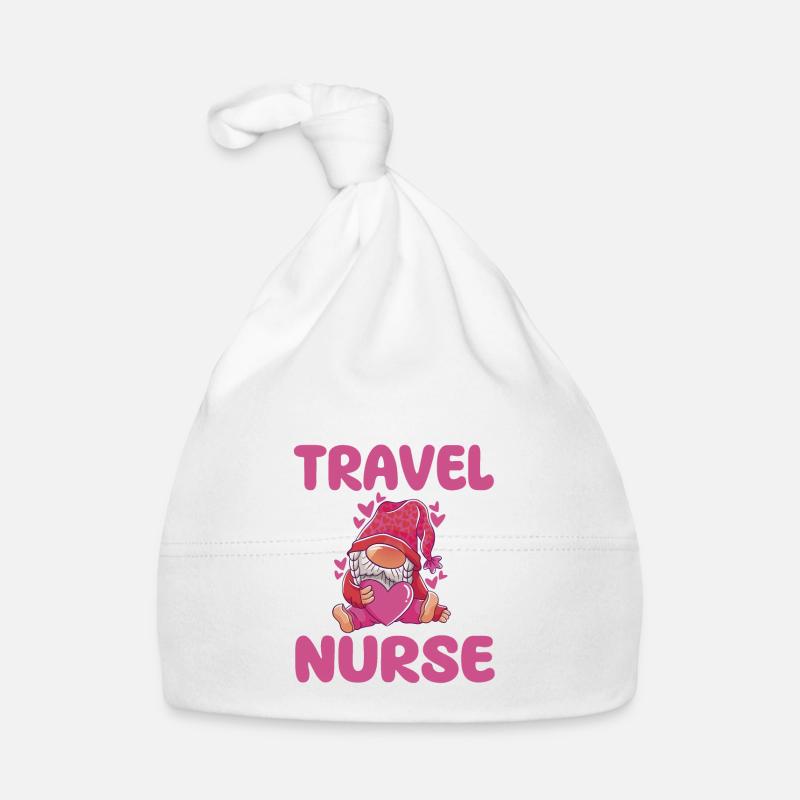 Cute temporary work nurse Organic Baby Cap
