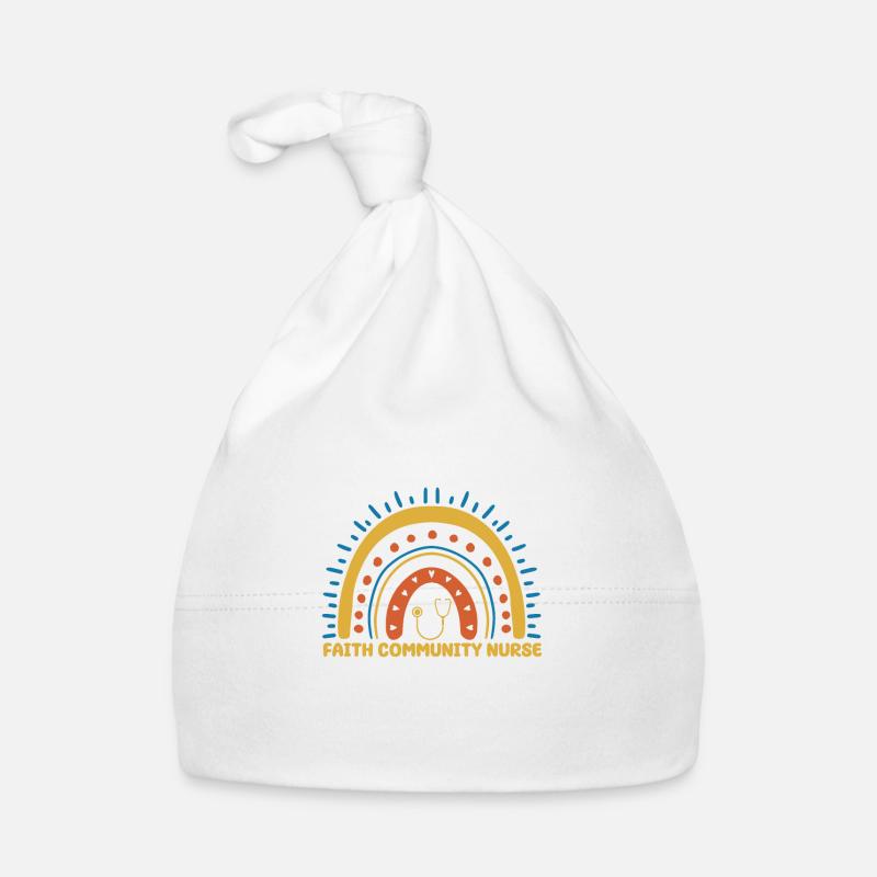 Infirmière communautaire Boho Rainbow Bonnet bio Bébé
