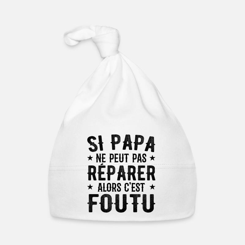 If dad can't fix it then it's done Organic Baby Cap