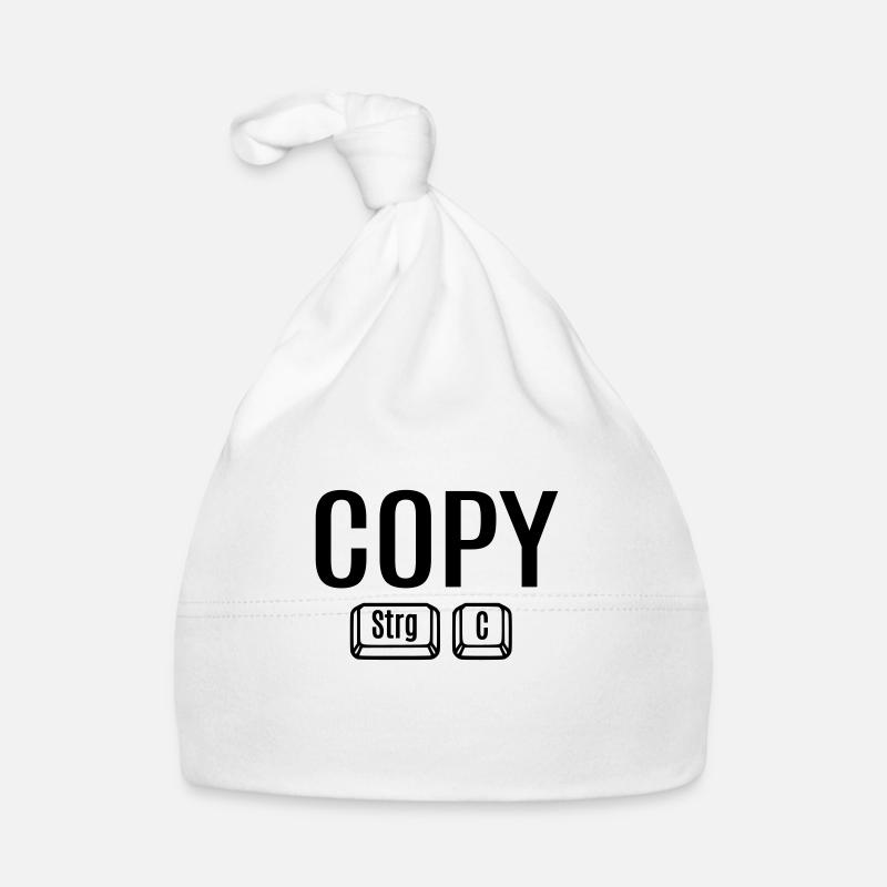 Strg + C + V Copy Paste Eltern Kind Baby Zwillinge Baby Bio-Mütze