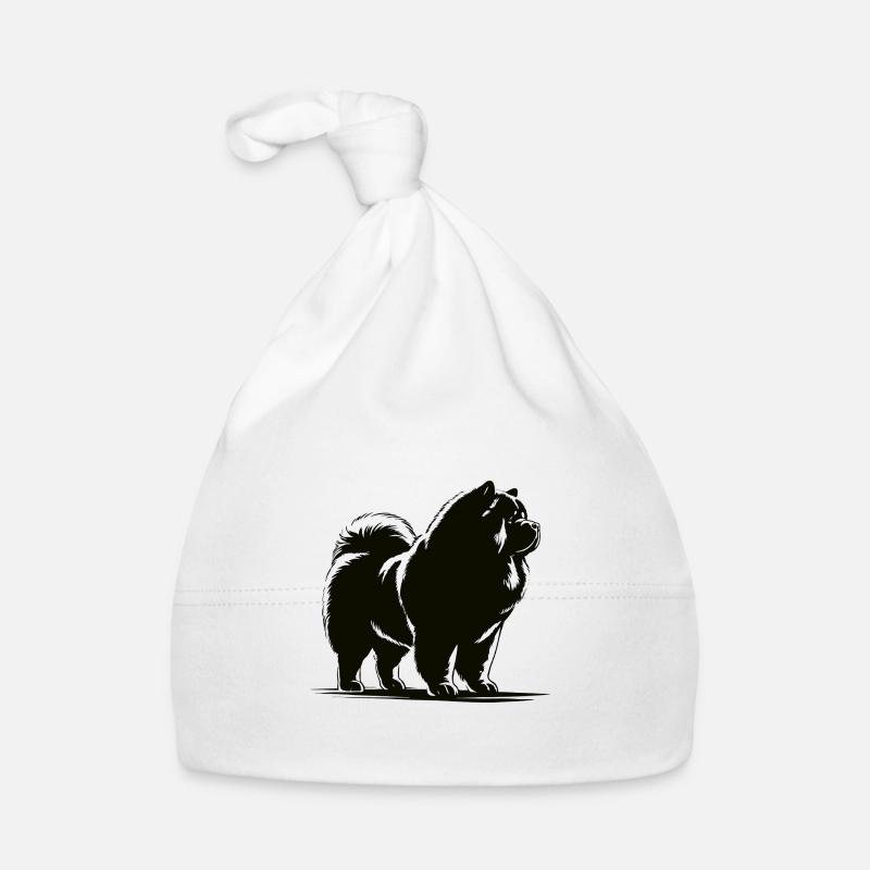 Chow Chow – Cœur de lion dans un design moelleux Bonnet bio Bébé