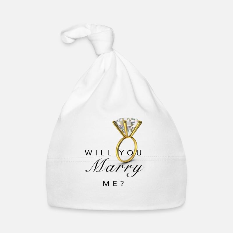 wedding love application ring design gift Organic Baby Cap