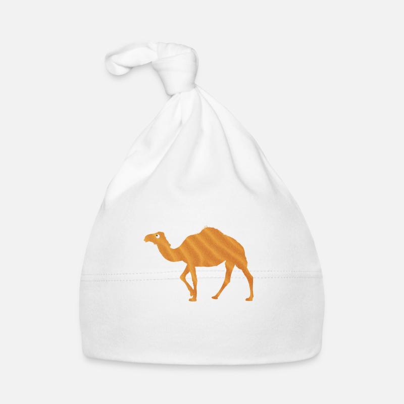 Dromedar Wüste - Baby Bio-Mütze - Weiß