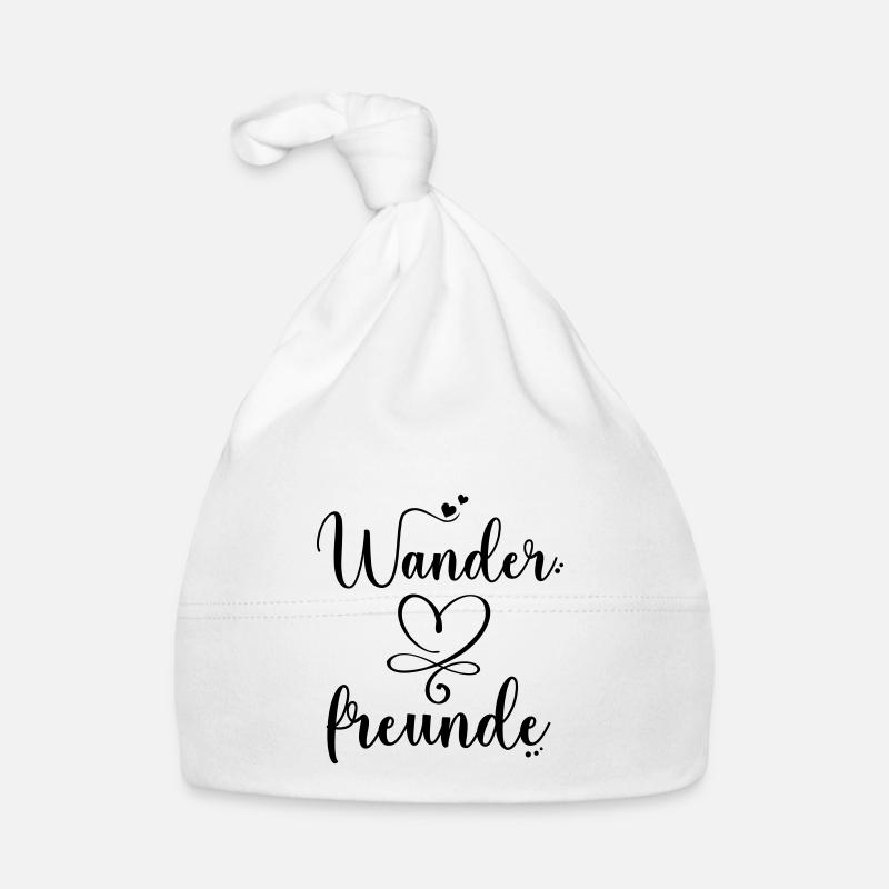Wanderfreunde, wandern, Freunde der Wanderung Baby Bio-Mütze