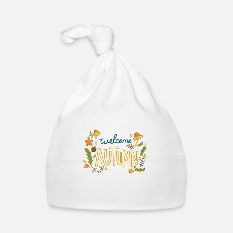 Willkommen im Herbst Baby Bio-Mütze