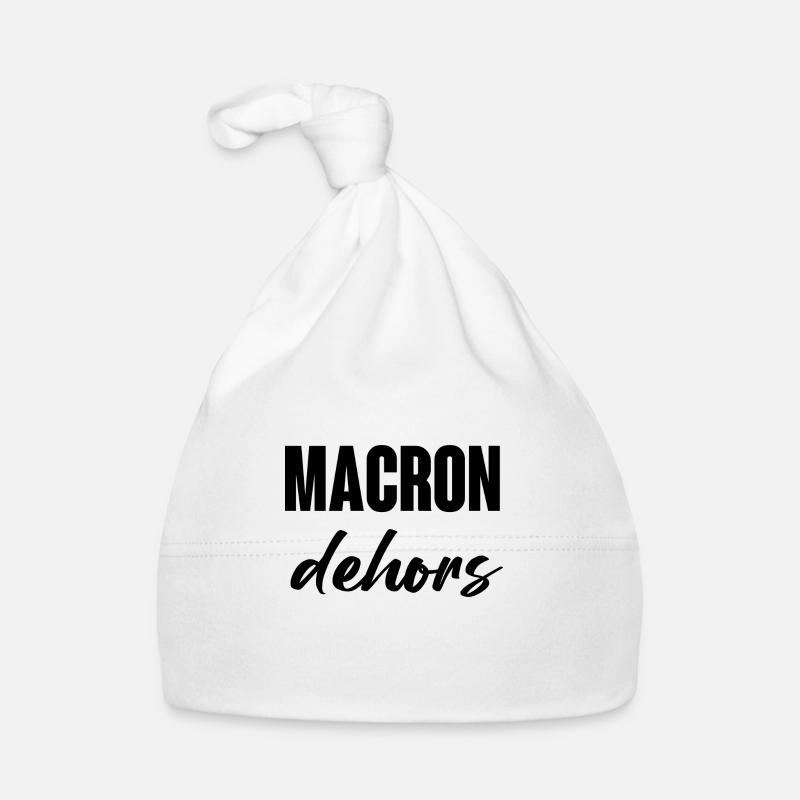 Macron out Organic Baby Cap