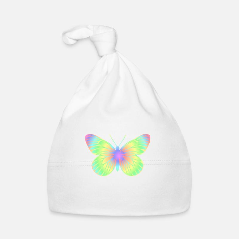 butterfly 2 Organic Baby Cap